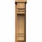 Ekena Millwork Pescadero Rough Sawn Corbel w/Backplate, Western Red Cedar, 6"W x 14"D x 22"H COR06X14X22PEC01RWR - alternate 4
